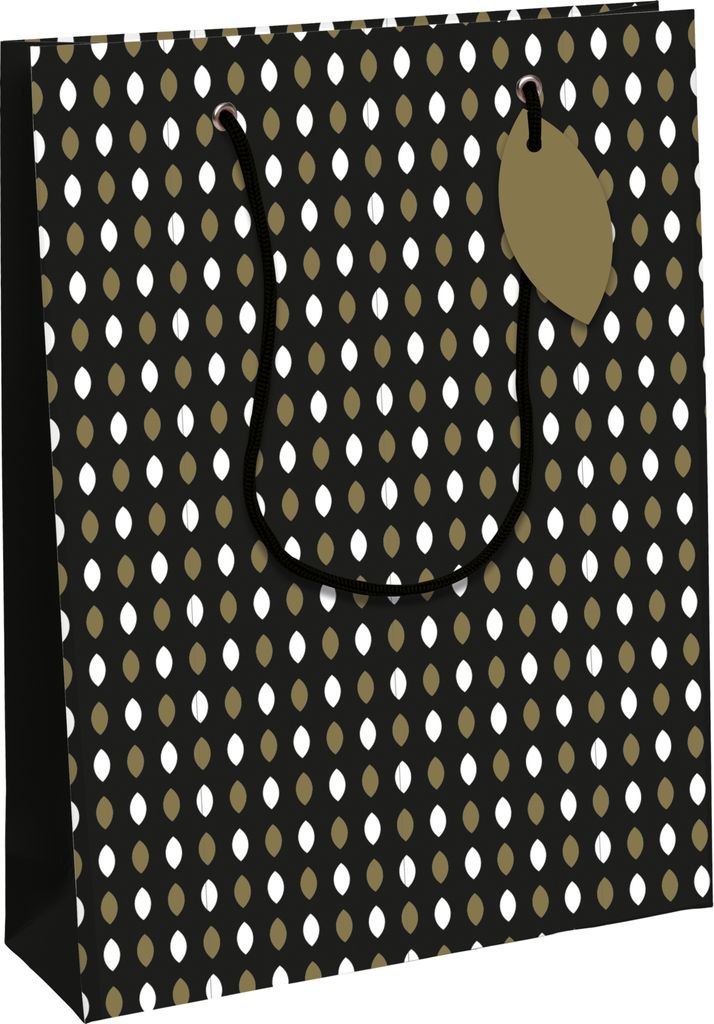 Clairefontaine 6x Elegant, Geschenktasche L 26,5x14x33cm Schwarz 32490-2C