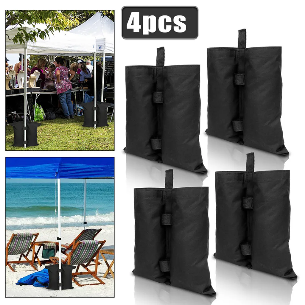 Set 4 Pesi Gazebo TolleTour Zavorre Impermeabili per Tenda Esterno