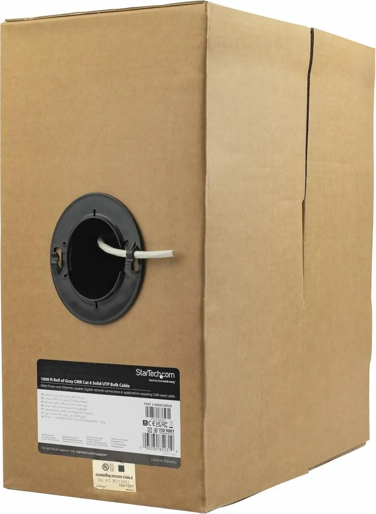 Câble Réseau pour Murs et Planchers Cat6 Gris 304m - Idéal Bureaux Pro - 2
