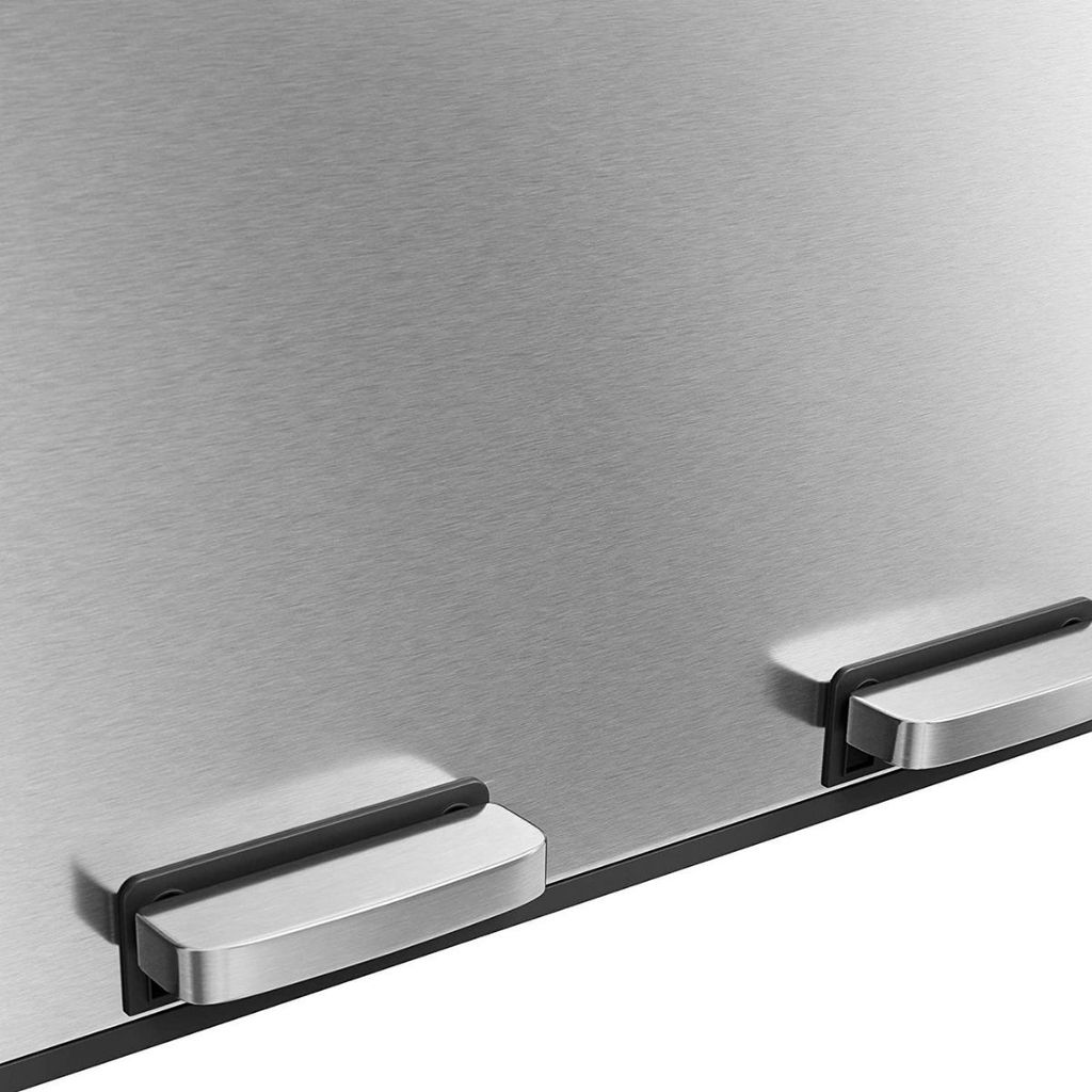 SONGMICS Mülltrenner 2 x 30,0 l silber Produktbild 14