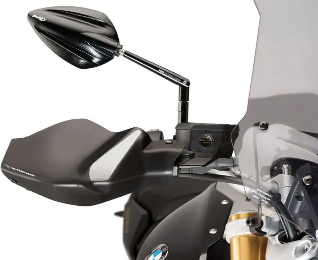 Protège-mains PUIG Noir Mat en ABS pour BMW R1200R - Réf. 8940J Pro