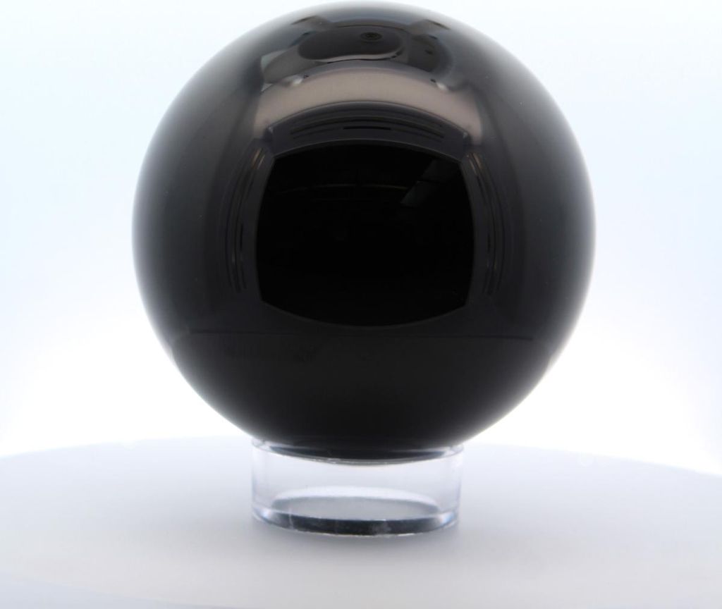 Obsidian Edelstein Kugel schwarzer Edelstein 10cm Drachenglas