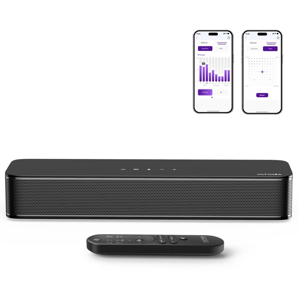 ULTIMEA 2.1 Kanal Soundbar für TV mit verstellbarem Bass, Produktbild 