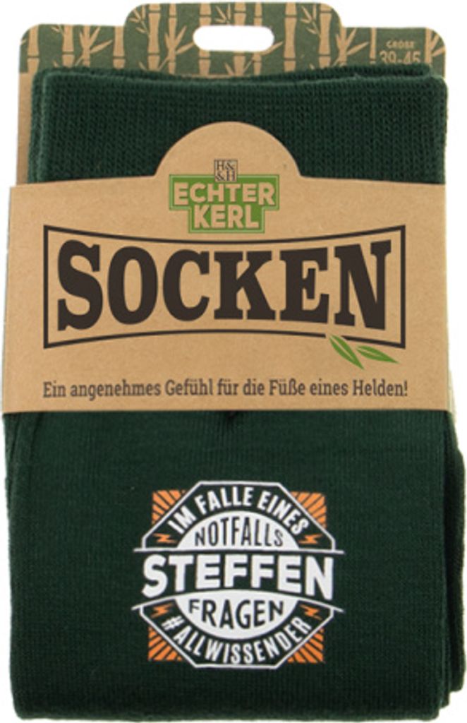 History & Heraldry Herren Socken - Echter Kerl Socken - Steffen