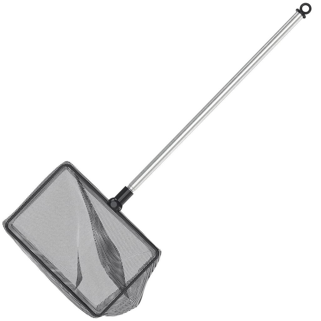 Aquarium Fischkescher ausziehbarer Griff Edelstahl Netz 7,6/10/11,5/14/20cm