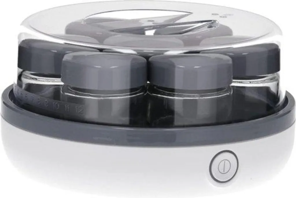 Machine à yaourt programmable avec récipients en verre pour toute la famille