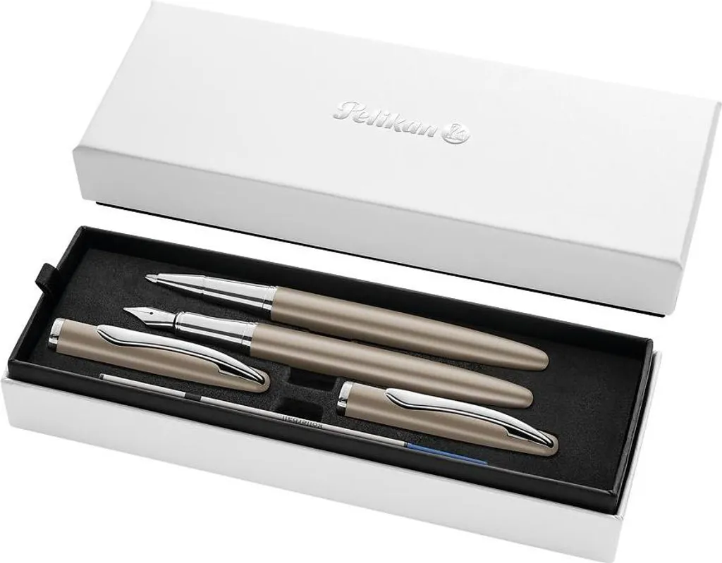 Coffret Écriture Pelikan Jazz Gris pour Prise de Notes et Correspondance