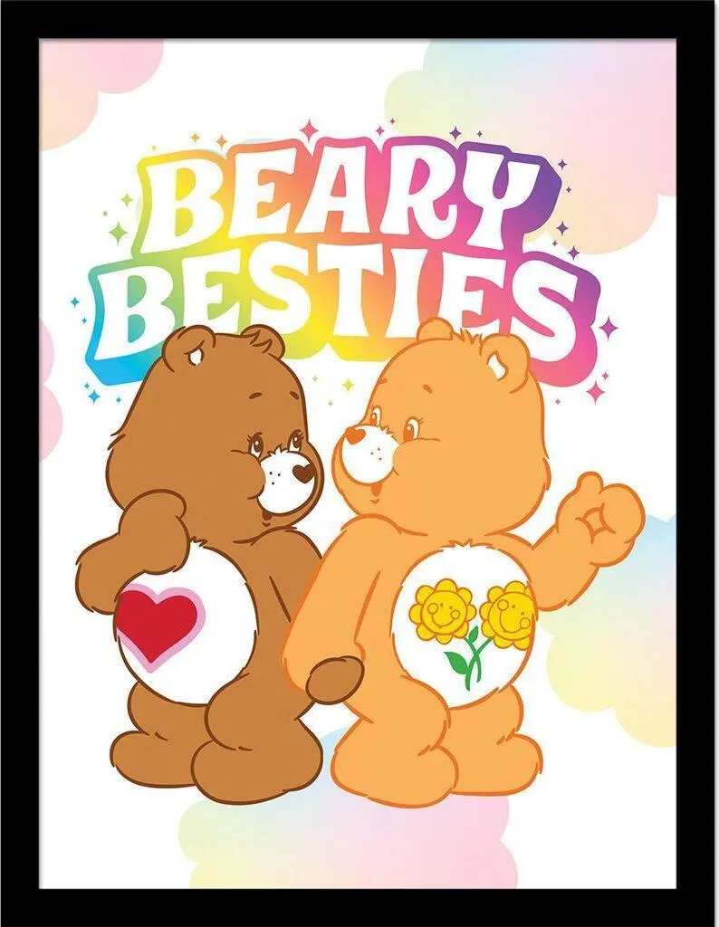 Poster Orsacchiotti Bearly Besties 40x30 cm con Cornice - Arredo Bunt