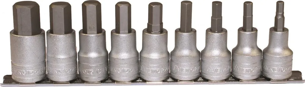 Jeu de Douilles en Acier Chrome Vanadium 1/2" Tengtools 19070101