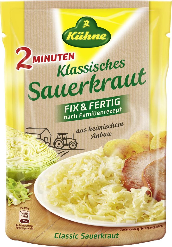 Kühne Sauerkraut klassisch 400g Produktbild 