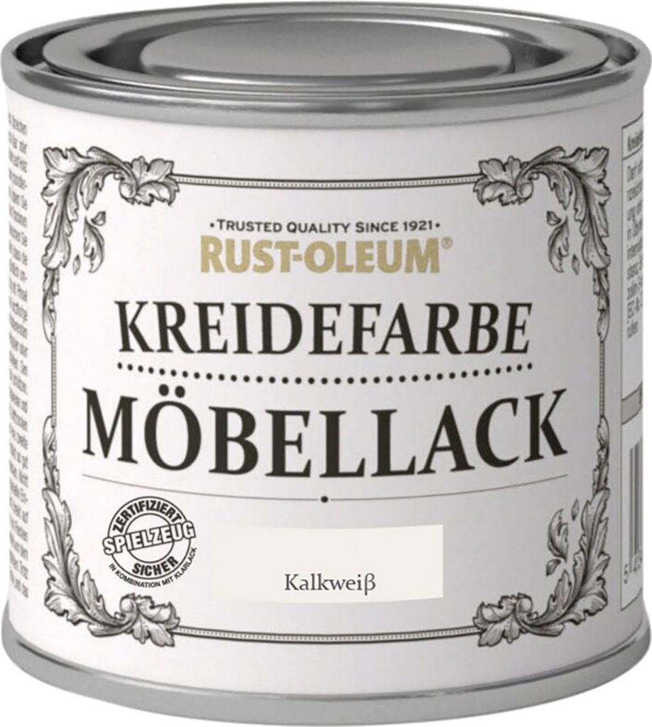 Rust Oleum Shabby Kreidefarbe Möbellack Kalkweiss mattes Produktbild 1