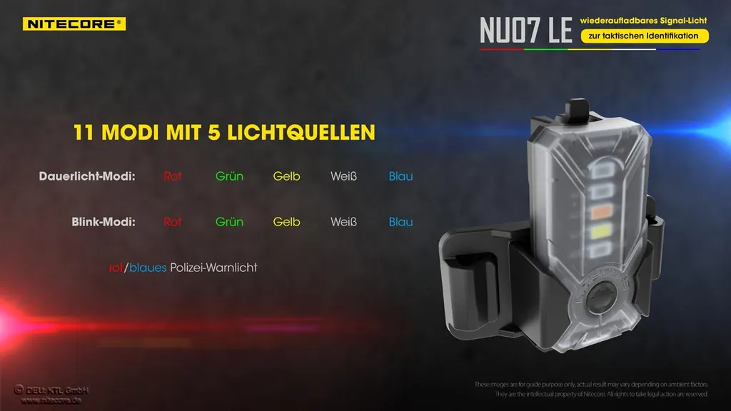 Nitecore NU07 LE : Évitez les Risques avec cette Balise de Repérage LED - 3