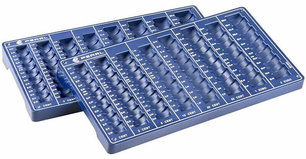 2 plateaux de tri pour pièces de monnaie Image du produit 
