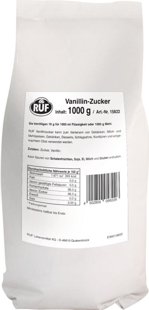 RUF Vanillin Zucker (1 kg)