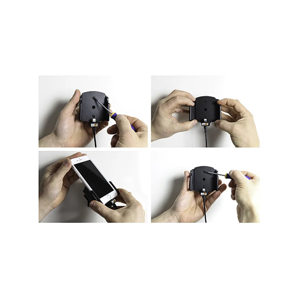 Support Smartphone Actif Brodit 521666 Noir Orientable pour Automobile