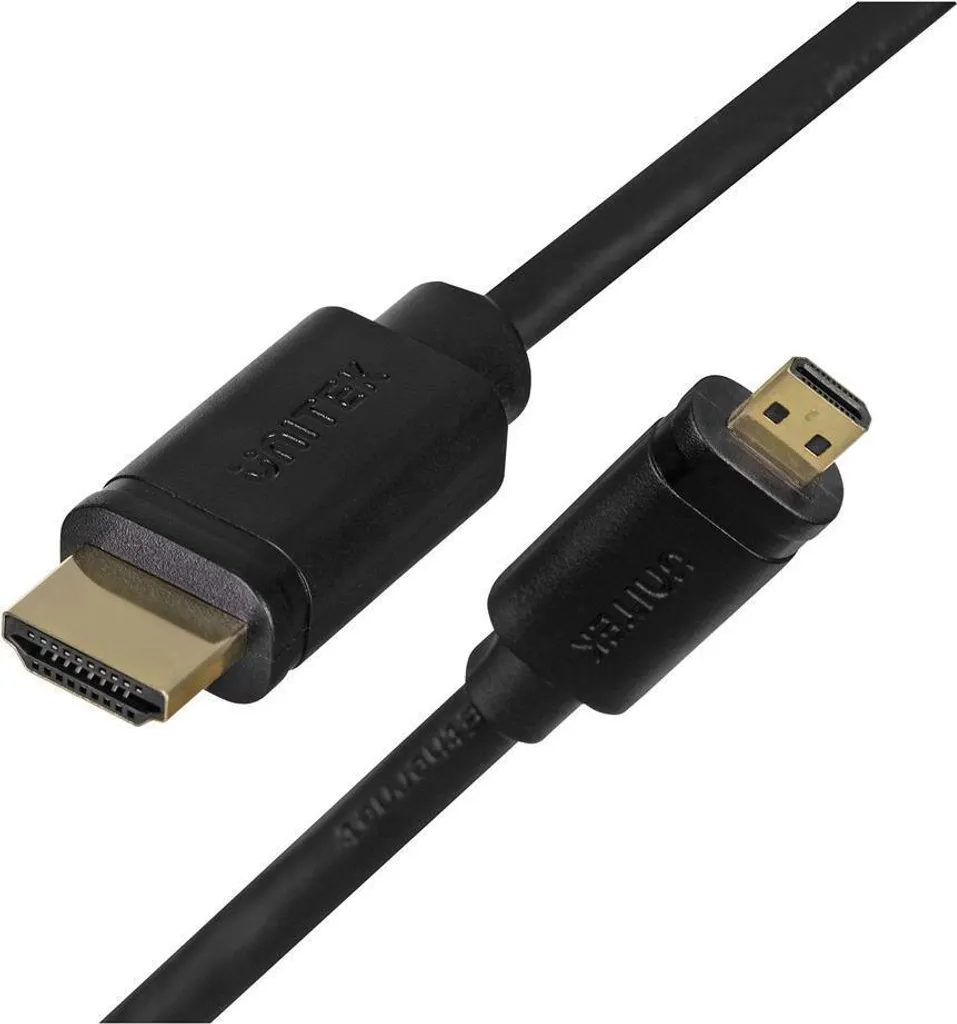 Unitek Y-C182 Cavo Micro HDMI a HDMI 2m - 4K 60Hz per Fotocamera