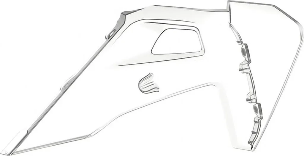 Déflecteur de radiateur latéral transparent Polisport Husqvarna TC FC