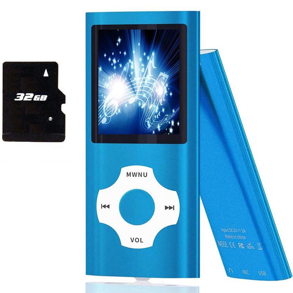 MP3/MP4 Player mit 32 GB Speicherkarte – Tragbarer Produktbild 