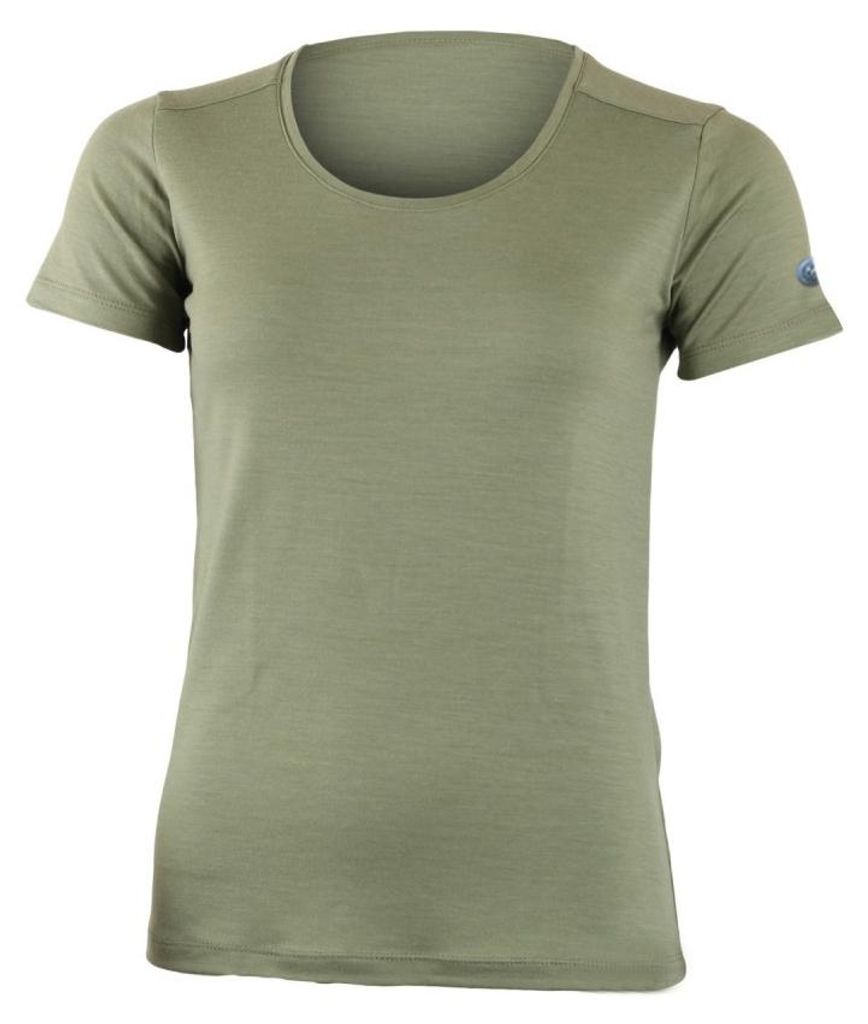 IRENA Damen Merinowoll-Kurzarm-T-Shirt