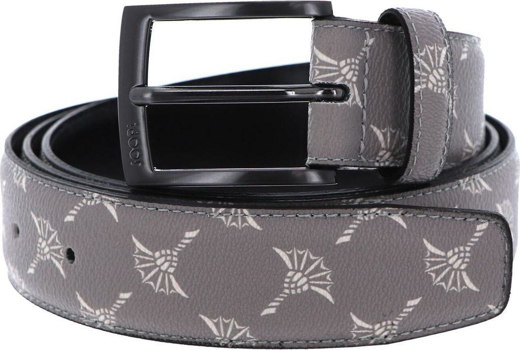 JOOP! Gürtel Printed Coll. Belt 3,5 CM W90 L`Grey grau