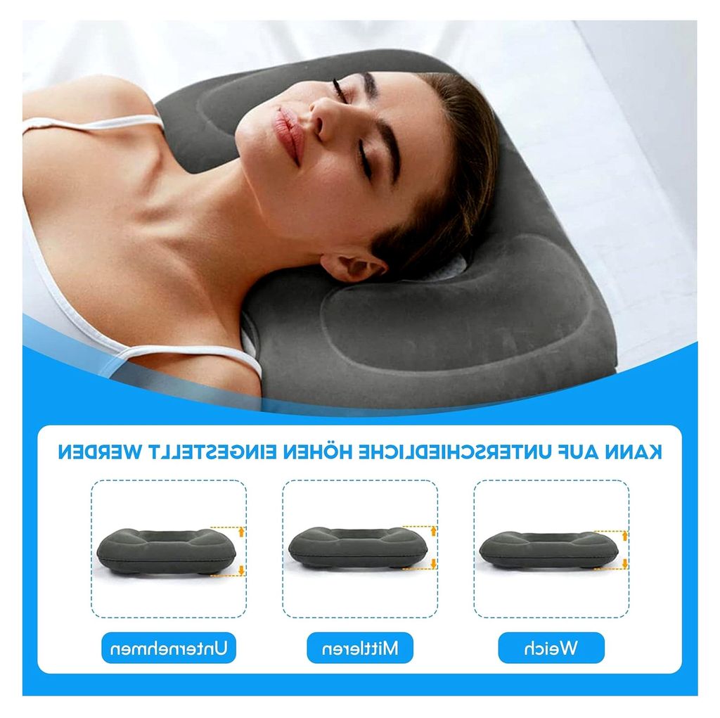 Aufblasbares orthopädisches Sitzkissen für Bürostühle, Anti-Hämorrhoiden mit Aufbewahrungstasche, ergonomisches Sitzkissen für Zuhause, Büro...