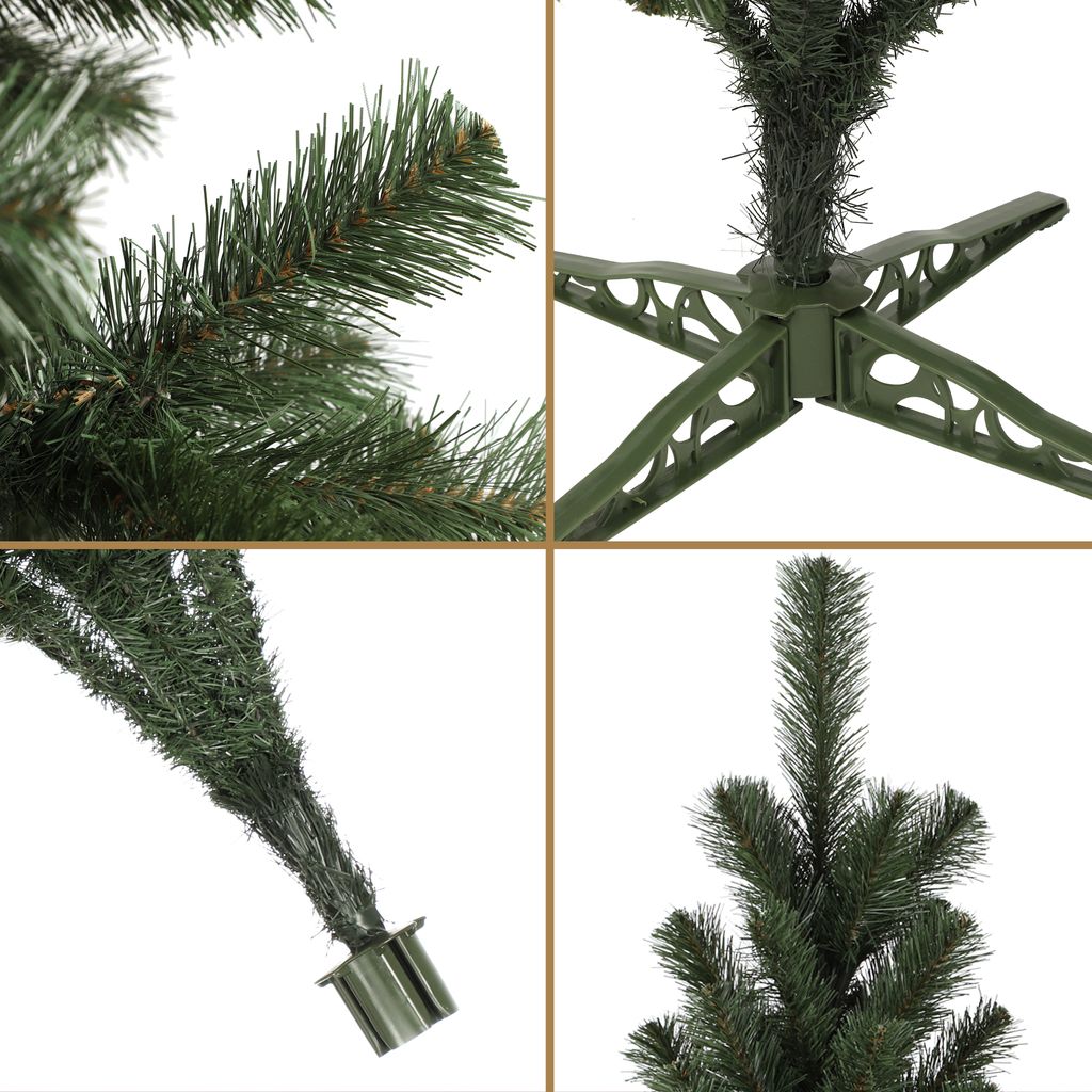 KADAX Albero di Natale Artificiale Diamante 220 cm Premium Bellissimo