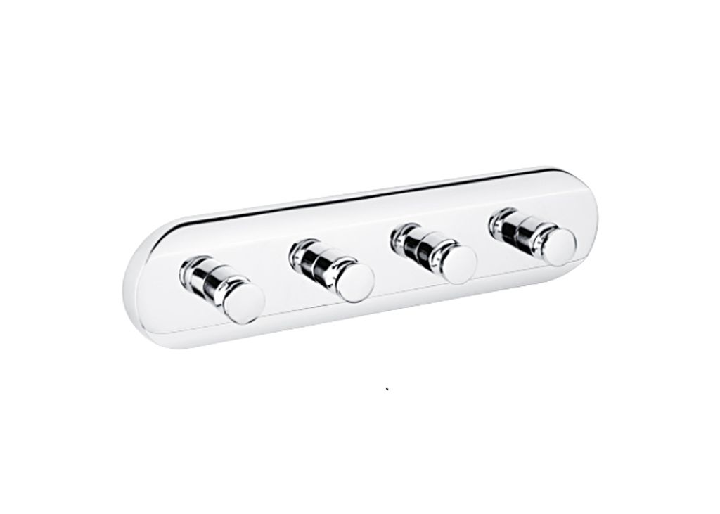 Nimco Sonstige - Handtuchhaken, 4-fach, chrom UN 4054-4-26