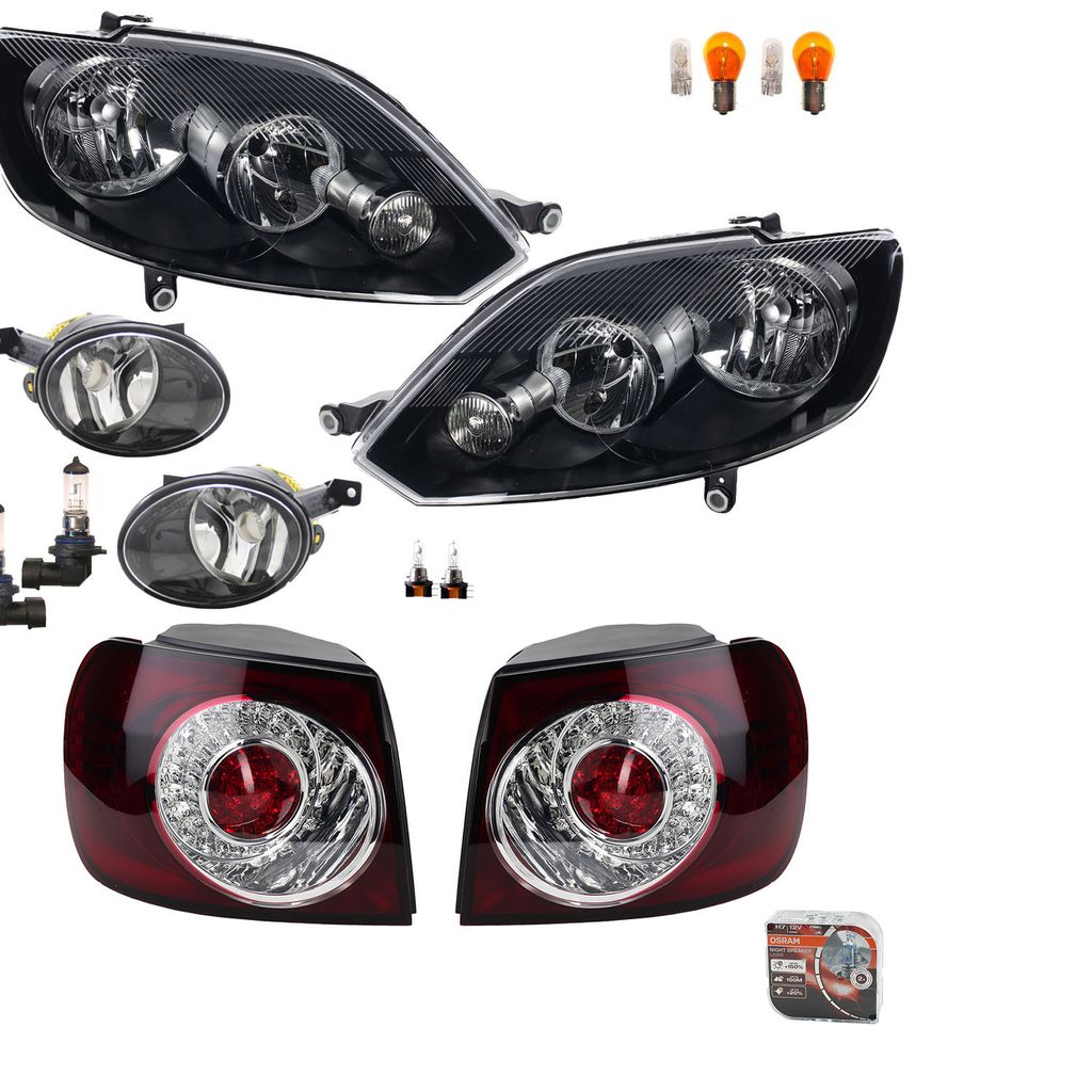 Johns, Scheinwerfer Heckleuchten Nebel Osram Night Breaker Laser passend für VW Golf l+r 5M1941005G 5M1941029G 5M1941006G 5M1941030G 5K0941700 5K0...