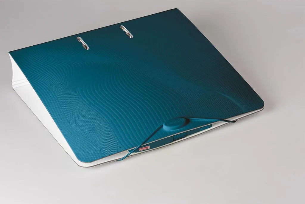 Classeur BRUNNEN Wave denim 7cm avec mécanisme de levier robuste - 2