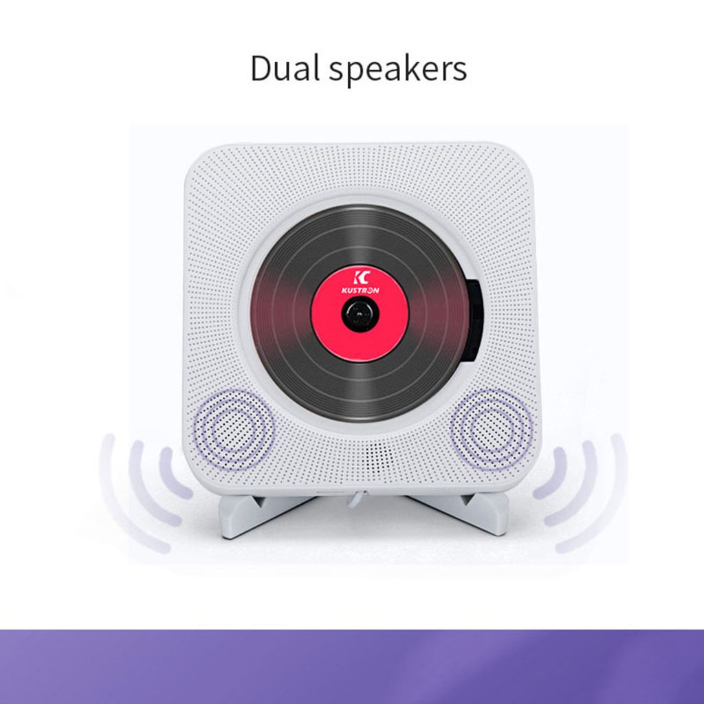 ZELURXX Wandmontierter Bluetooth CD Player, Produktbild 5