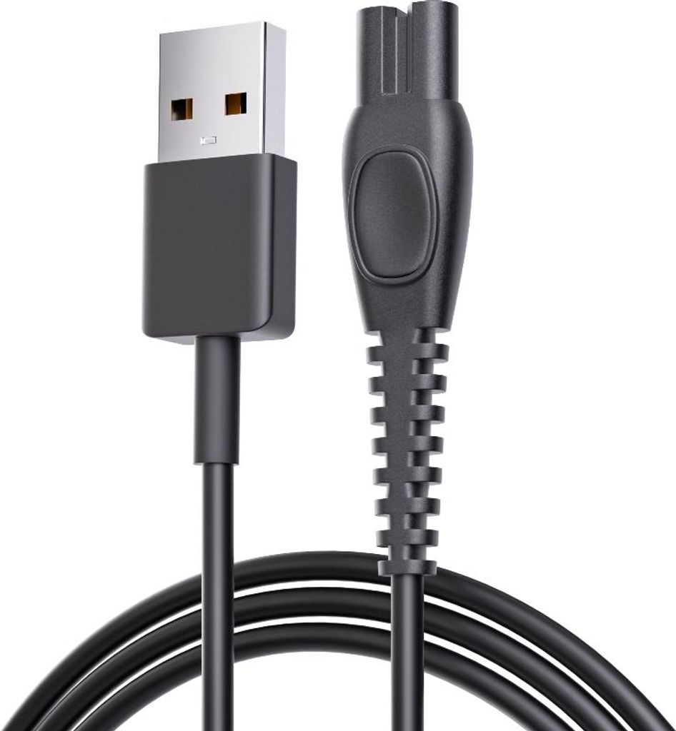 GO SOLID! Ladekabel kompatibel mit Philips Shaver 3000(X) Serie