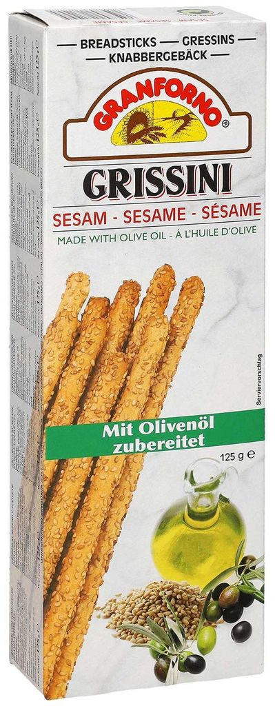 Granforno Grissini Sesam 125g Produktbild 