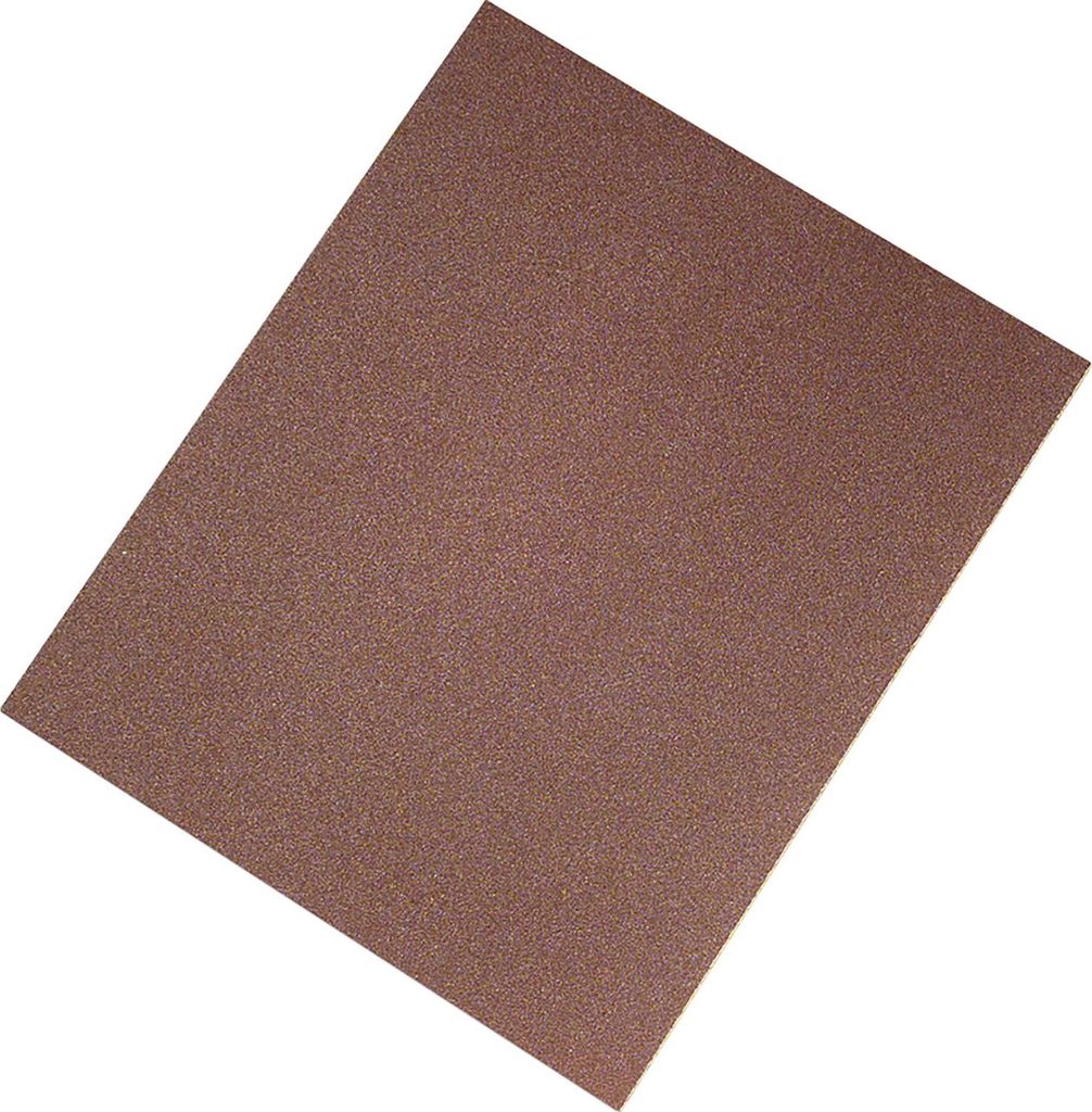 Sia Wasserfestes Schleifpapier 230x280mm K220 für Nass- & Trockenschliff, hohe Abtragsleistung, 50 Blatt, braun