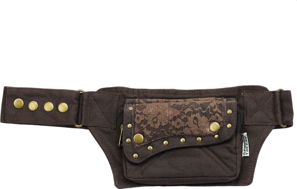 gürteltasche - Pete de Anjuna - mit Spitze - oliv - Beutel