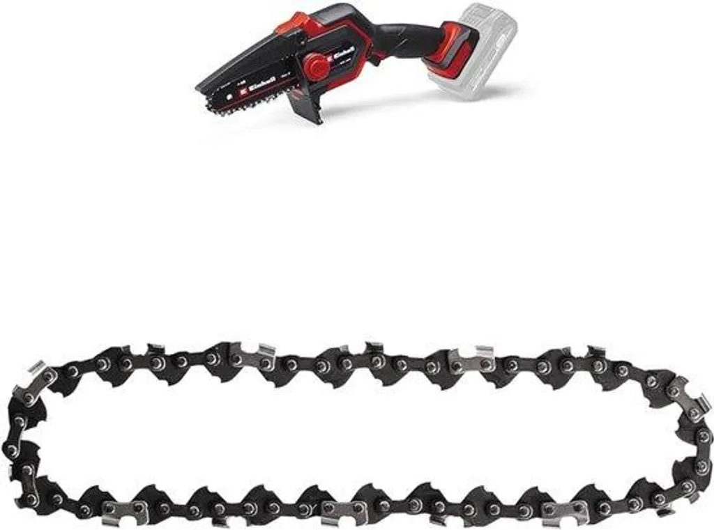 Tronçonneuse électrique 18V avec guide 12,5 cm et chaîne de rechange