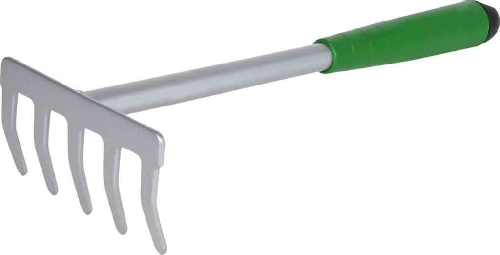 Kleinrechen mit Kunststoffgriff 35cm Handrechen Harke Gartengerät Gartenhelfer