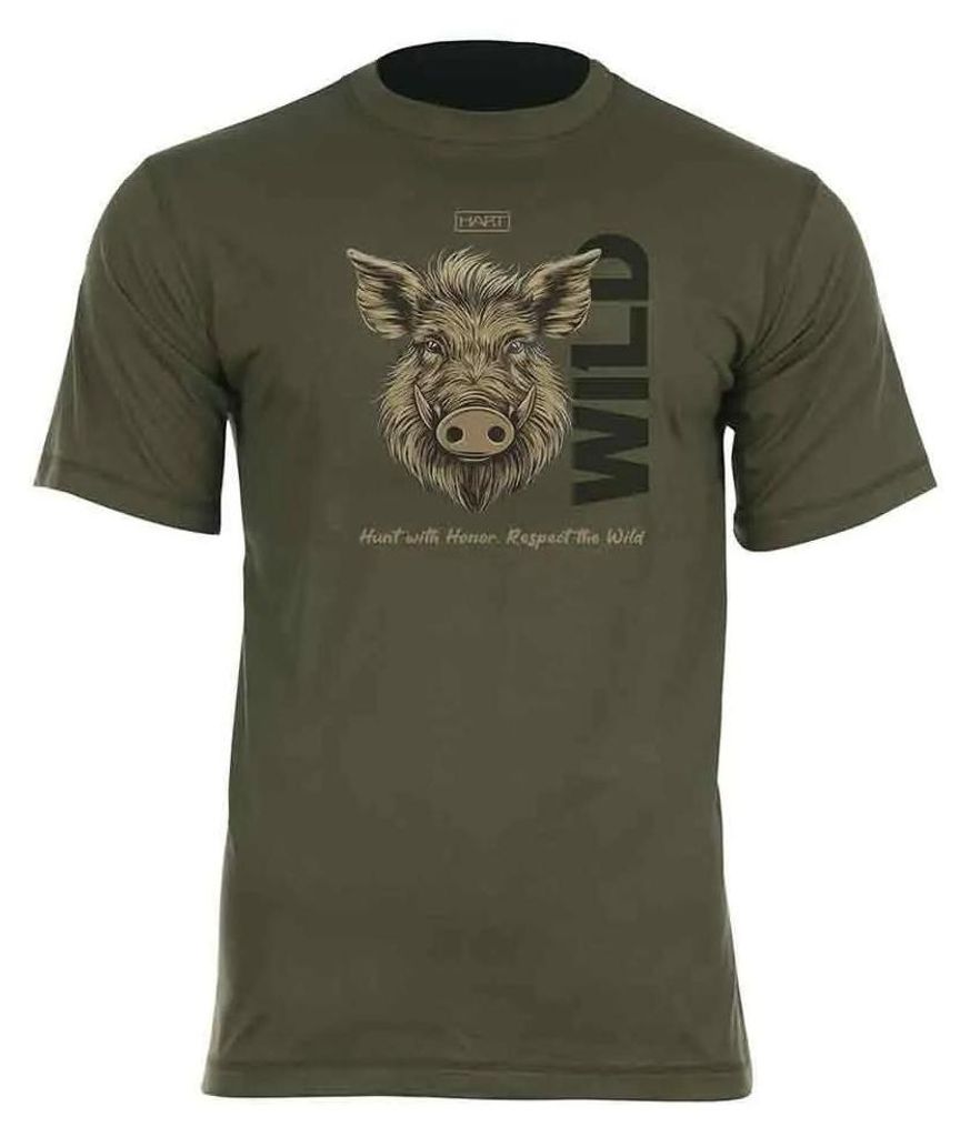 Hart Hunting Ground Wildboar Kurzarm-t-shirt Grün L Mann Grün L