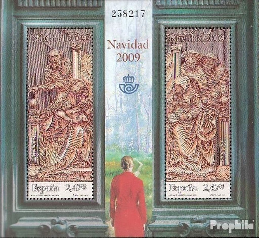 Briefmarken Spanien 2009 Mi Block190 (kompl.Ausg.) gestempelt Weihnachten