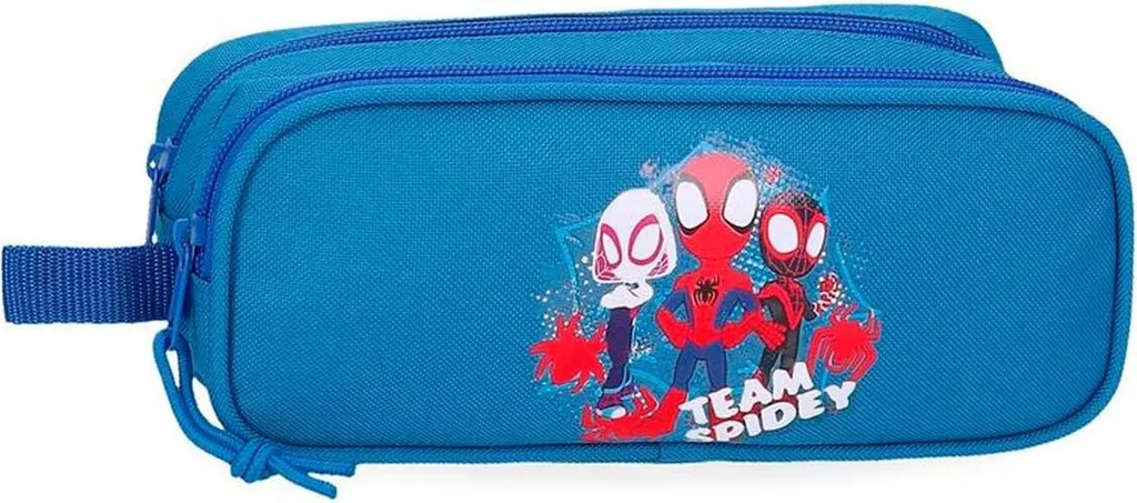 Nécessaire Marvel Team Spidey Bleu 2C - Trousse de Toilette Double Zippée
