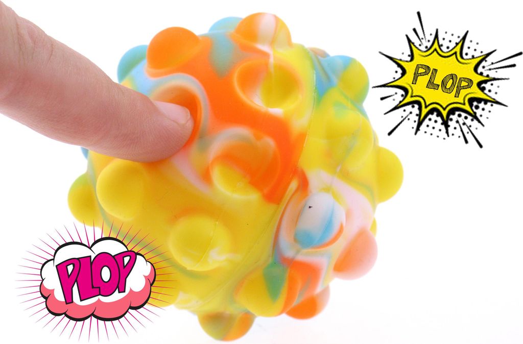4er Set Pop it Ball in verschiedenen Farben Ø7cm, Produktbild 3