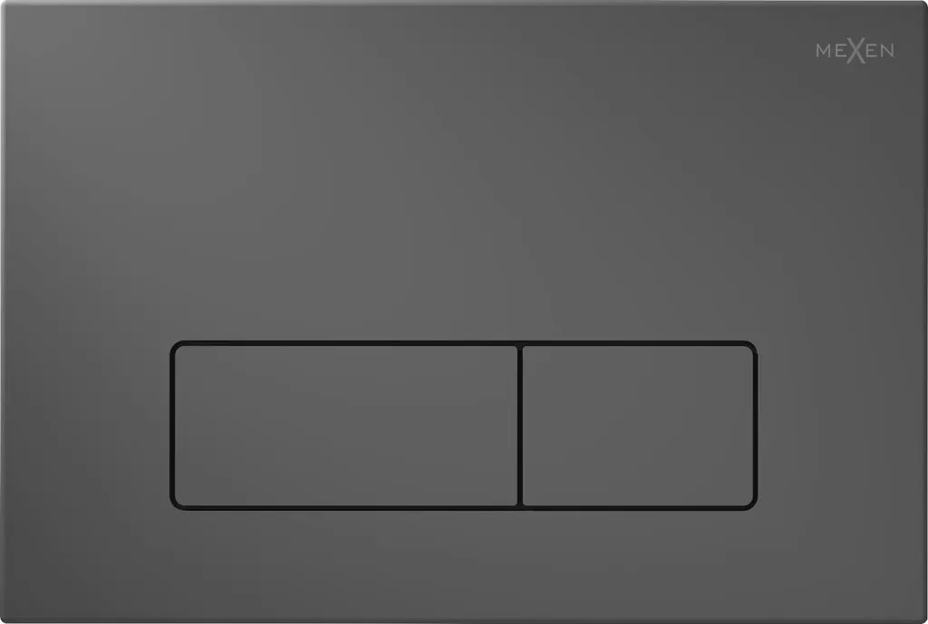 Placca Scarico WC Mexen Fenix 13 Gun Gray 601366 | Stile e Praticità
