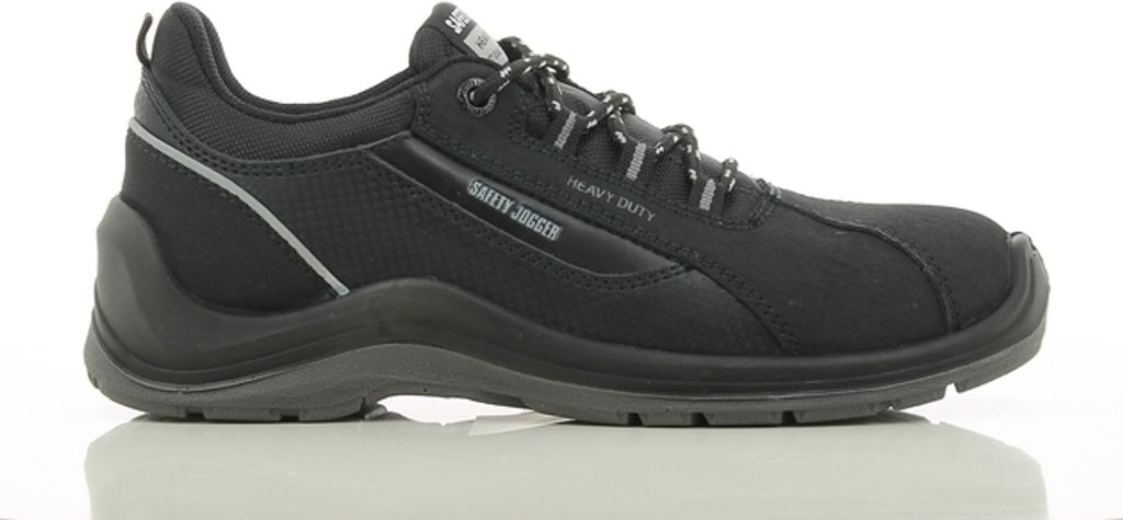 Safety Jogger S1P SRC Sicherheitshalbschuh ADVANCE, Leder, schwarz, Gr. 47