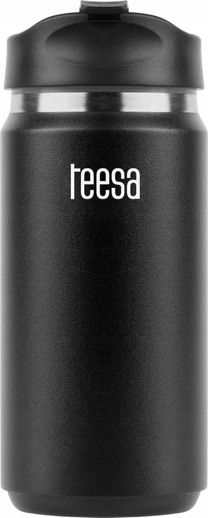 Teesa TSA0005 Thermos 350ml da Viaggio | Nero Outdoor Resistente