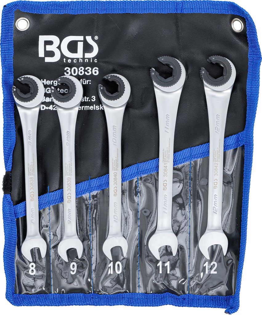 BGS technic Ratchet Combination Wrench Set, 562 g