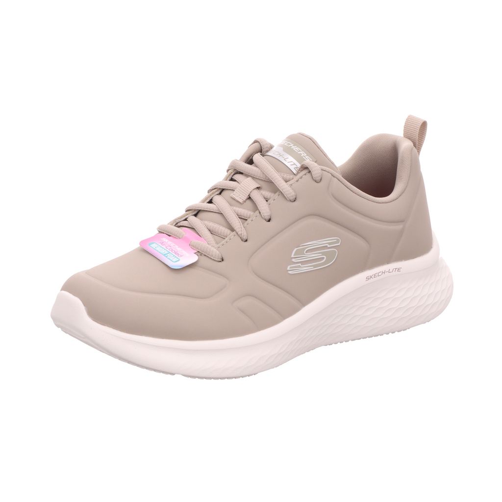 Skechers Damen-Sneaker Skech Lite Pro City Stride Beige-Weiß, Farbe:beige/schlamm, EU Größe:40