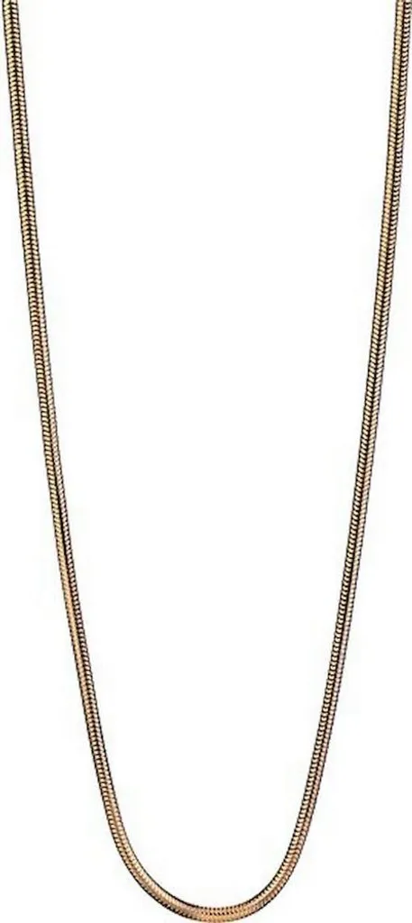 Collier ras de cou Bering pour femme en maille dorée de 45cm