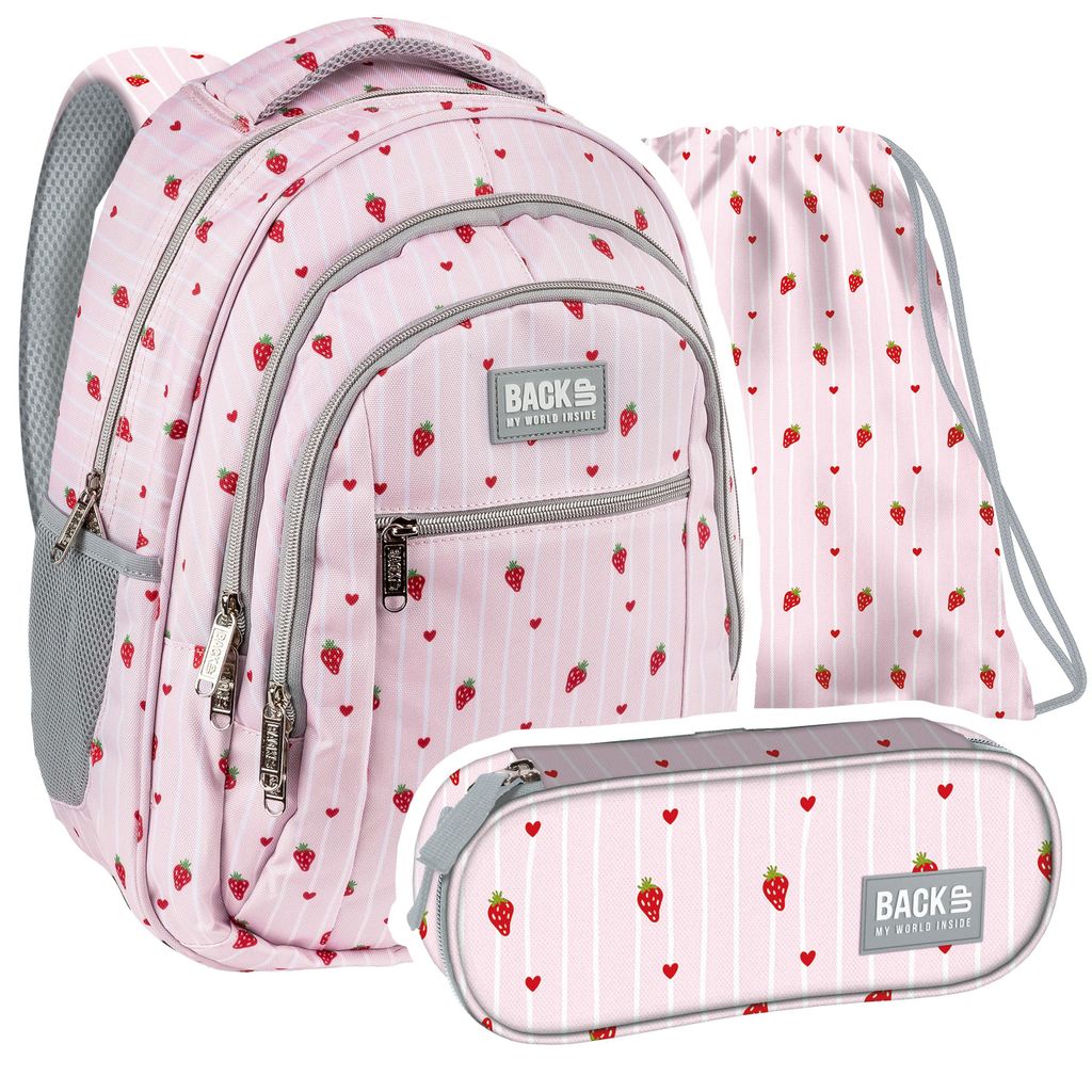 SCHULRUCKSACK ab der 5. Klasse mit reflektoren ergonomisch Produktbild 
