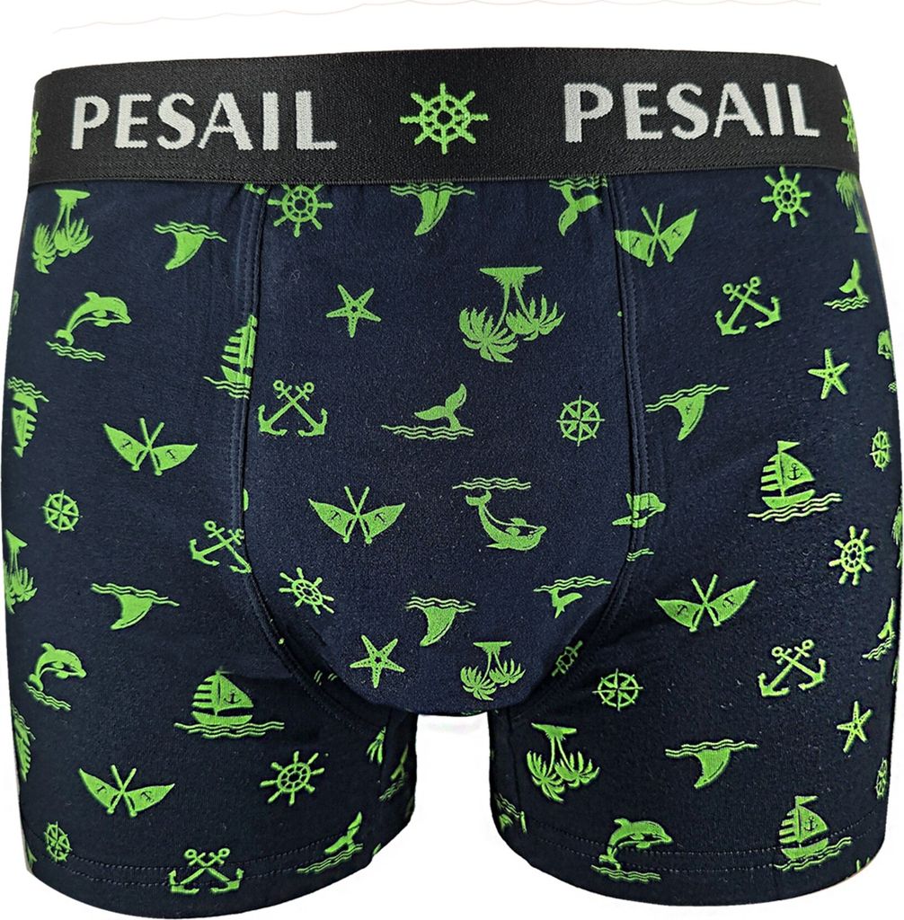 Palleon Herren Boxershorts 4er Pack – Lustige Retro-Cartoon Designs, Aus Baumwolle & Modal, Mit Elasthan