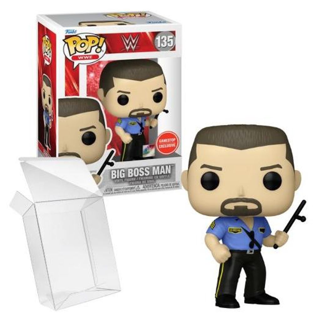 Funko Pop! WWE - Big Boss Man #135 GameStop Exclusive
