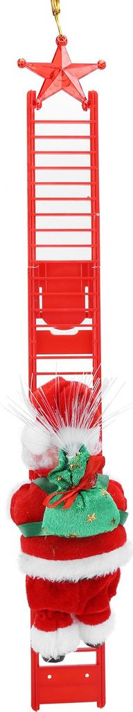 Electric Santa Claus Climbing Ladder Christmas Toy Home Ornament Decoration Children Gift
